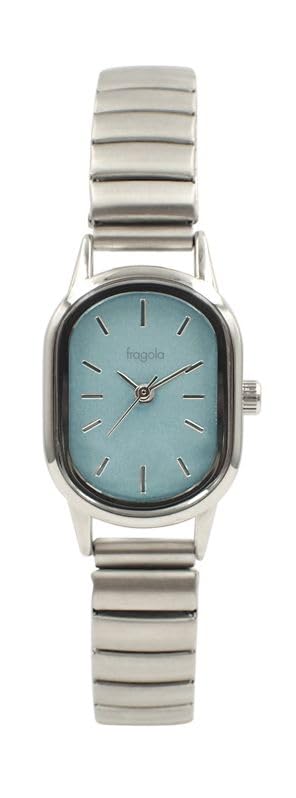 [フォロー] 腕時計 fragola(フラゴラ) オーバルカラージャバラウォッチ N04622A-5 SV レディース シルバー